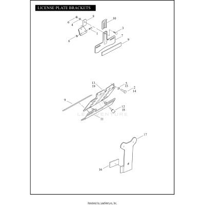 LICENSE PLATE BRACKETS