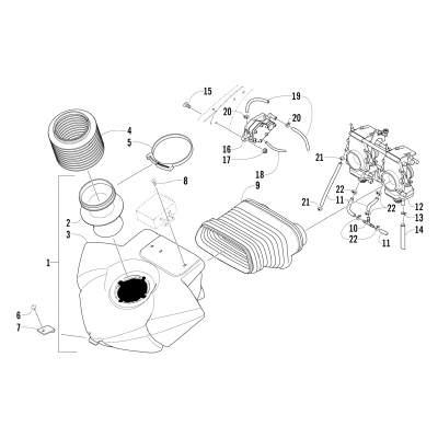 AIR SILENCER ASSEMBLY