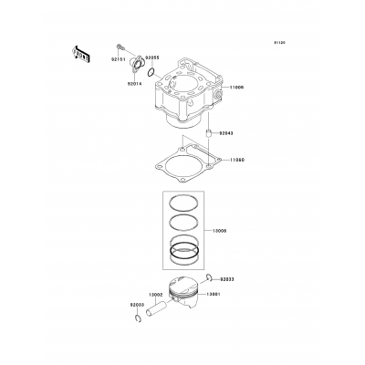 Cylinder/Piston(s)