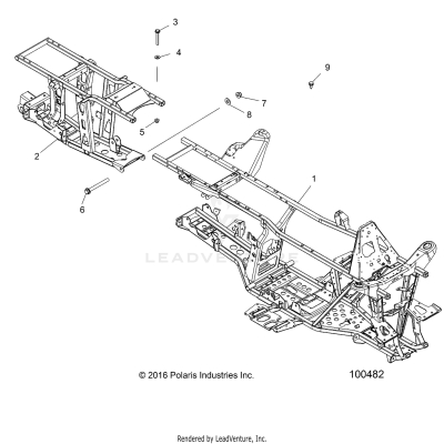 CHASSIS, FRAME - A17S6S57C1/CM [100482]