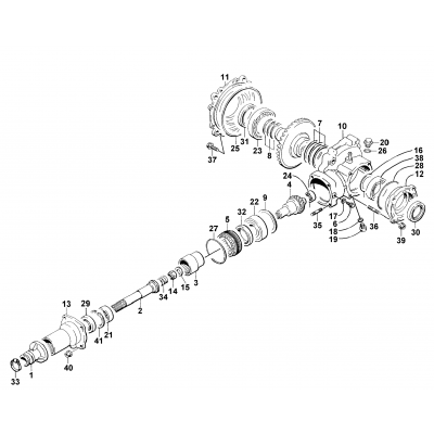 REAR BEVEL GEAR ASSEMBLY