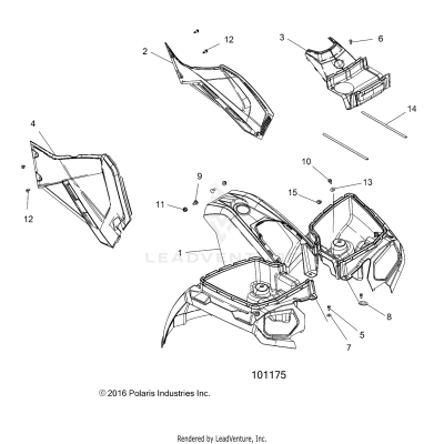 BODY, FRONT CAB and SIDE PANELS - A17SEH57A7 [101175]