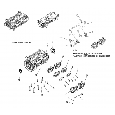 Crankcase/Throttle Body Mounting