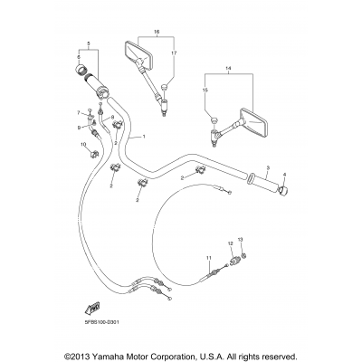 Steering Handle Cable