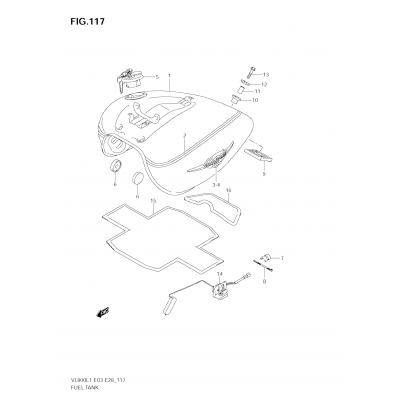 FUEL TANK (VL800T E3)