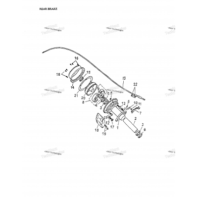 Rear Brake 166A-20