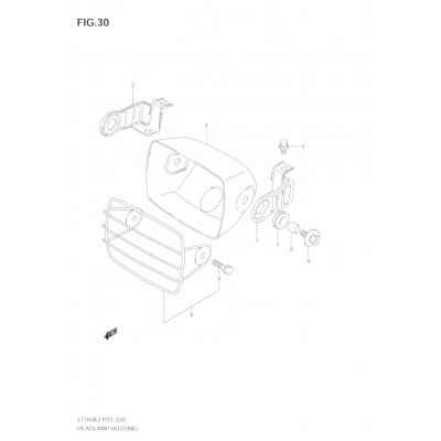 HEADLAMP HOUSING