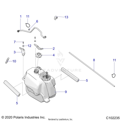FUEL SYSTEM, FUEL TANK ASM. - A24SJE57AX (C102235)