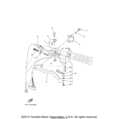HANDLE SWITCH LEVER