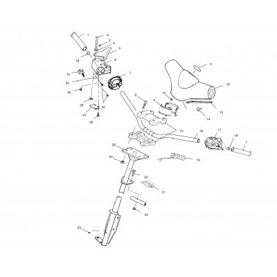 Steering Handlebar S02su5bs