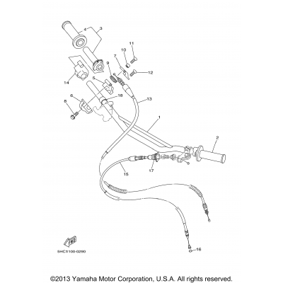 Steering Handle Cable