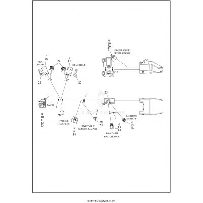 WIRING HARNESS, MAIN, ABS - FLHTCU (2 OF 8)