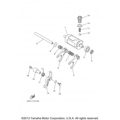 Shift Cam Fork