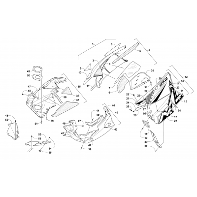 SKID PLATE AND SIDE PANEL ASSEMBLY