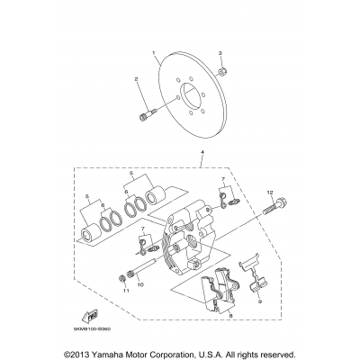 Rear Brake Caliper