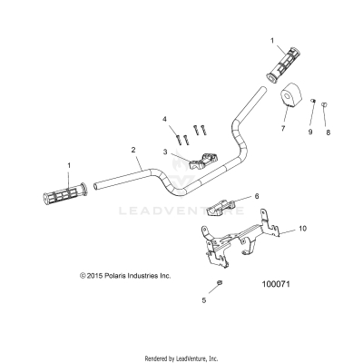 STEERING, HANDLEBAR and CONTROLS - A19SYE95BV [100071]