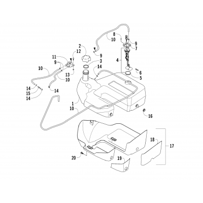 GAS TANK ASSEMBLY