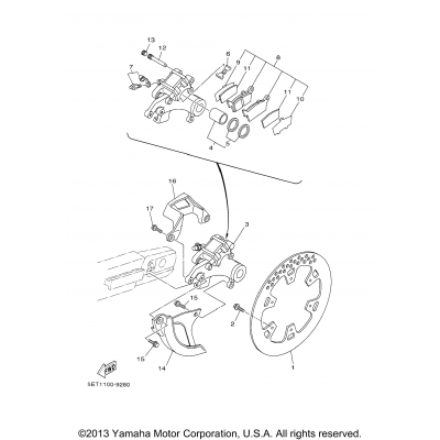 Rear Brake Caliper