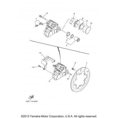 Rear Brake Caliper