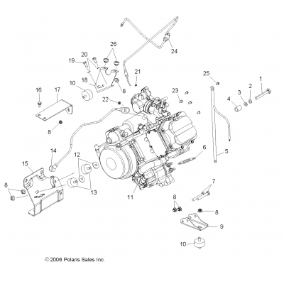 Engine Mounting R06rd50ab/Ac
