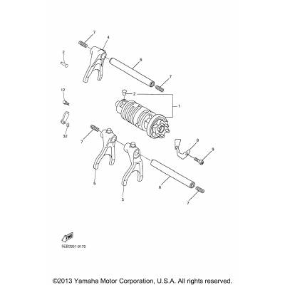 Shift Cam Fork