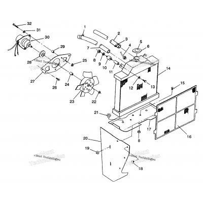 Cooling System 6X6 350L W938739