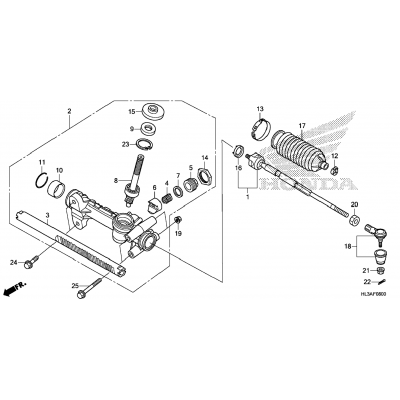 STEERING GEAR BOX / TIE ROD