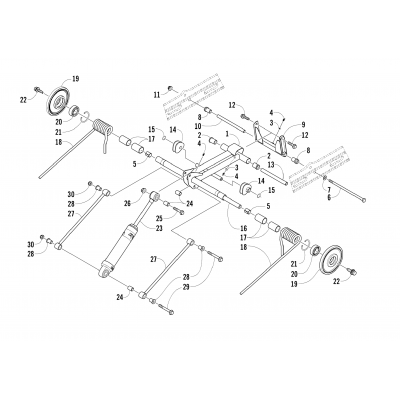 REAR SUSPENSION REAR ARM ASSEMBLY