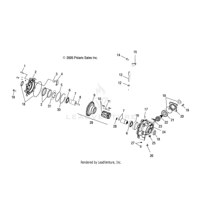 HOUSING, FRONT (DEMAND DRIVE) - A06MH50AQ/AX/AY/AZ/AL/AT (4999205499920549D03)