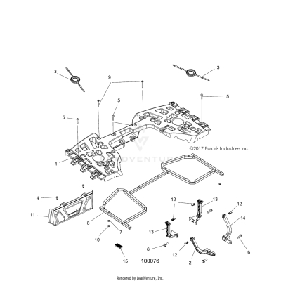 BODY, REAR RACK ASM. - A19SYE85BH (100076)