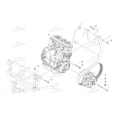 ENGINE AND RELATED PARTS