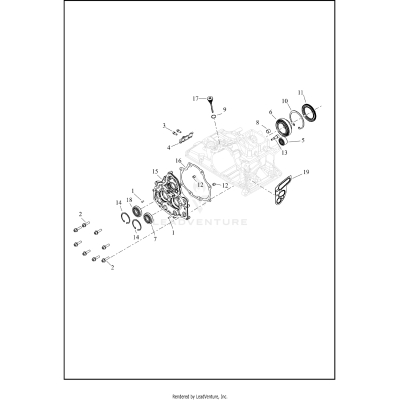 TRANSMISSION BEARINGS AND COVERS