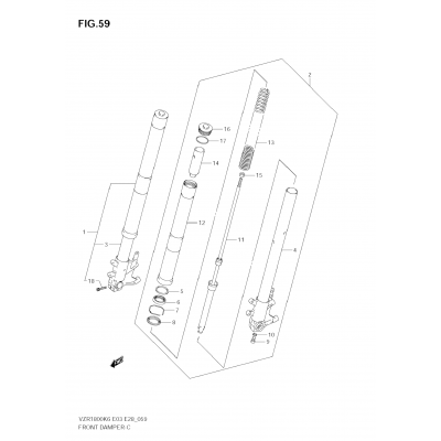 FRONT DAMPER (VZR1800K6/K7)