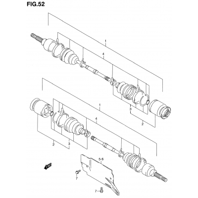 FRONT DRIVE SHAFT