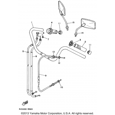 Steering Handle Cable