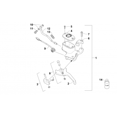 HYDRAULIC BRAKE CONTROL ASSEMBLY