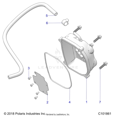 ENGINE, BREATHER - A20HAB15A2 (C101861)