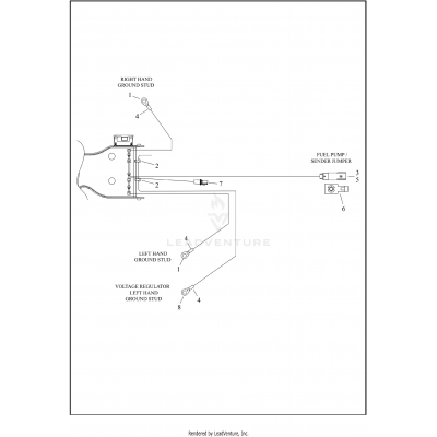 WIRING HARNESS, MAIN, ABS - FLTRX AND FLTRXS (5 OF 8)