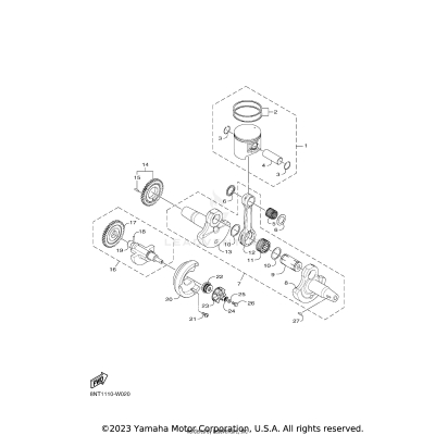 CRANKSHAFT & PISTON