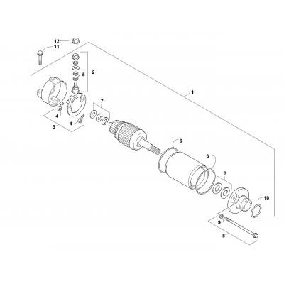 STARTER MOTOR ASSEMBLY