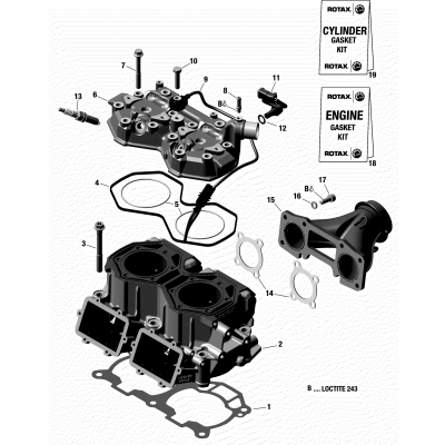 01- Cylinder And Cylinder Head Finlande, Europe