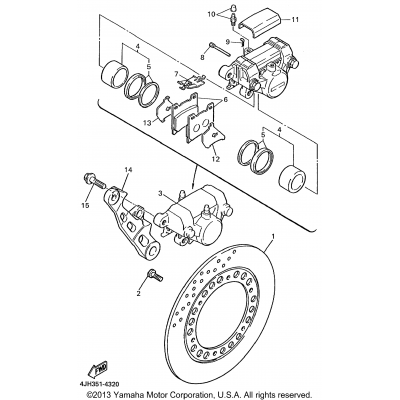 Rear Brake Caliper