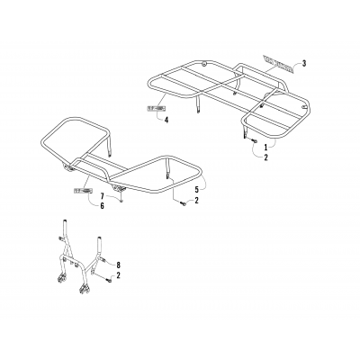 RACKS AND BUMPER ASSEMBLY