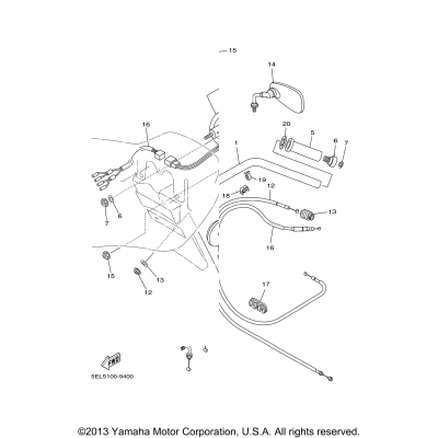 Steering Handle Cable