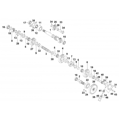 SECONDARY TRANSMISSION ASSEMBLY