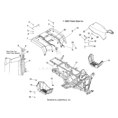 CAB, REAR and SEAT - A06MH50AQ/AX/AY/AZ/AL/AT (4999200139920013A03)