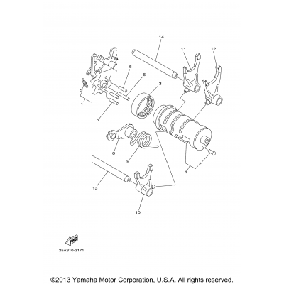 Shift Cam Fork