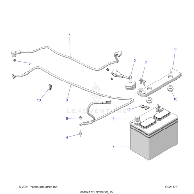 ELECTRICAL, BATTERY - A25SEF57CA/EA (C0211711)