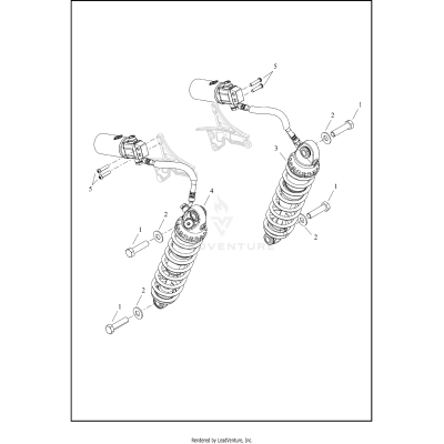 SHOCK ABSORBERS, REAR