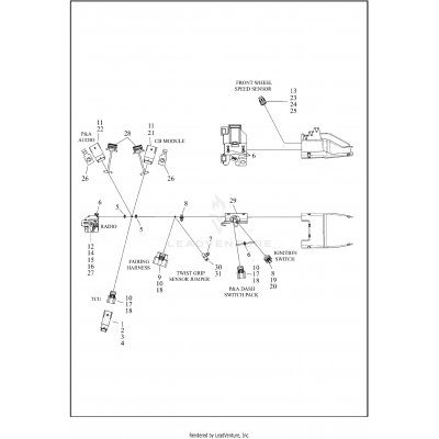 WIRING HARNESS, MAIN - FLHTCUTG (2 OF 9)